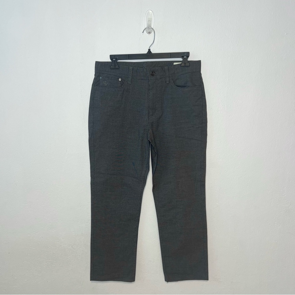 English Laundry Black and White Textured Detail Pants